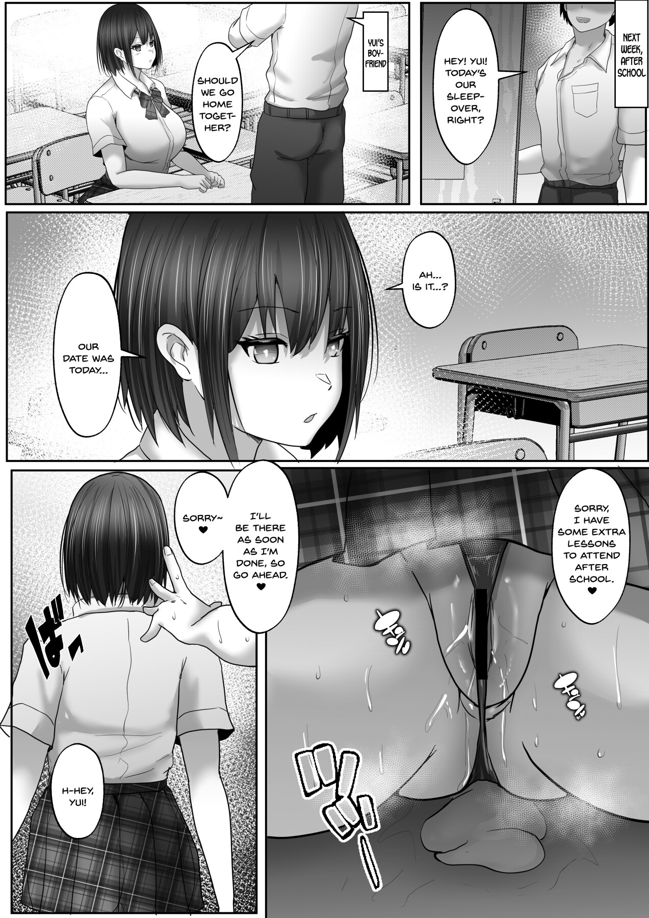 Hentai Manga Comic-Part-time Sex Teacher 1: A big-breasted high school girl who was devoted to her boyfriend is seduced into a heart-snatching creampie!-Read-66